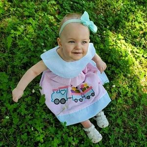 lil cactus applique seersucker dress 24month